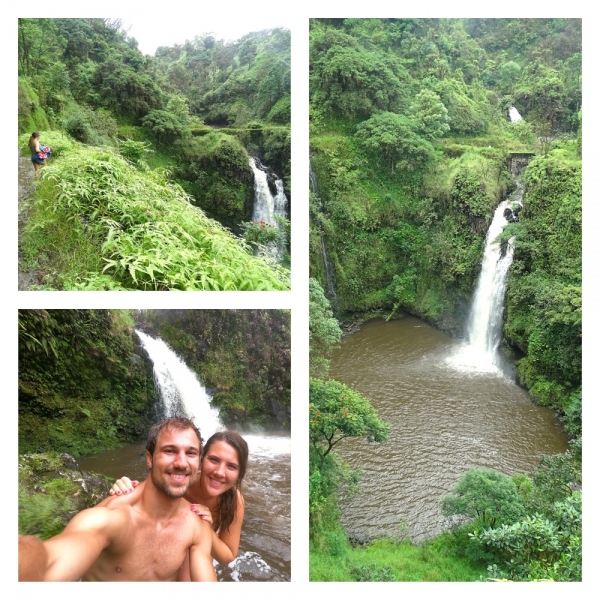 Wailuaiki Falls Wailuaiki Falls tijdens Road to Hana